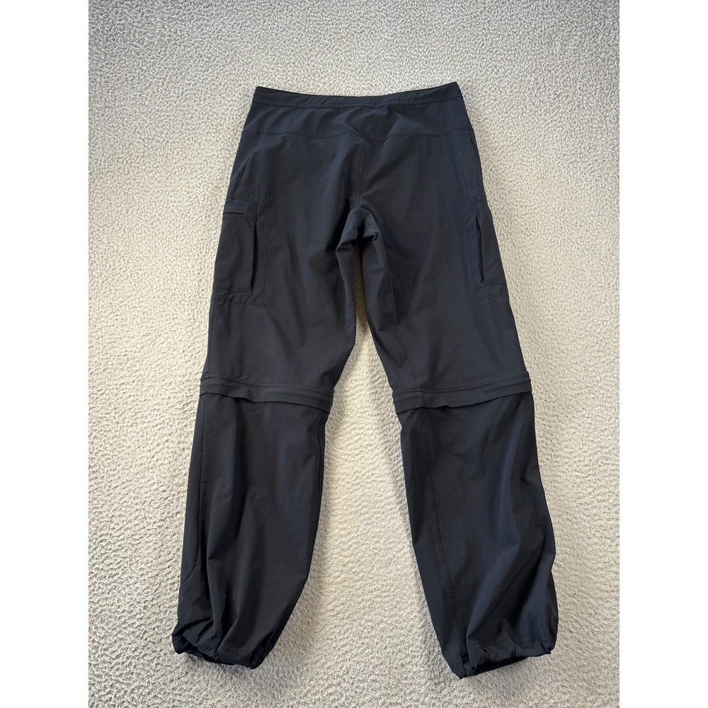 Mountain Hardware Convertible Pants Womens 8 Cargo Hiking Shorts Black - Picture 6 of 7